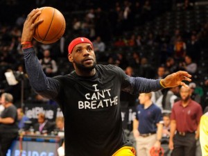 LeBron can't brethe